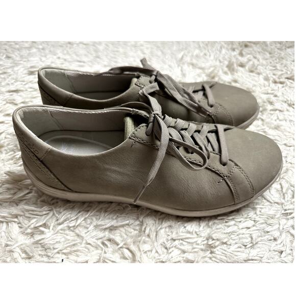 Dansko Women's Taupe Leela Lace Up Sneakers Casual Flat Fashion Sz 41 (10.5/11) - Picture 3 of 8